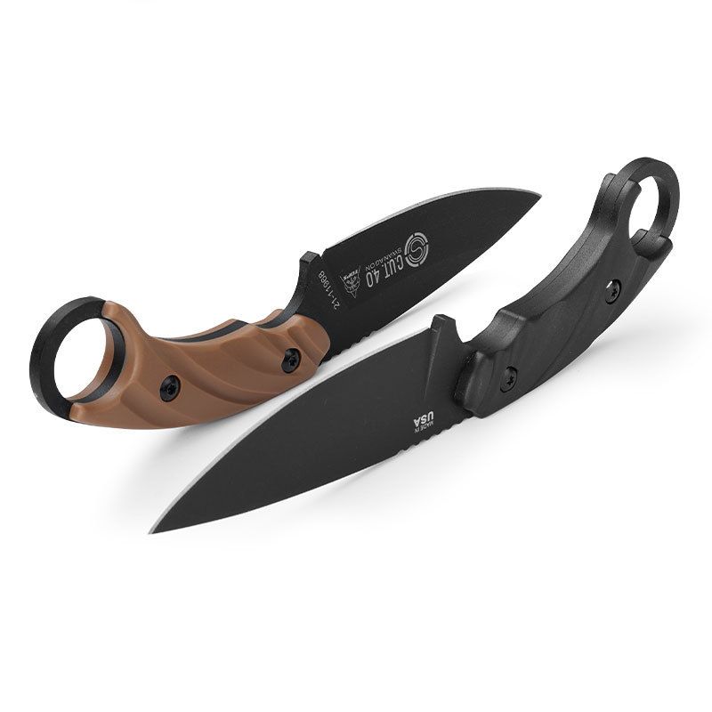Dive Knife Titanium - Cuchillo de hoja fija duradero CUT,