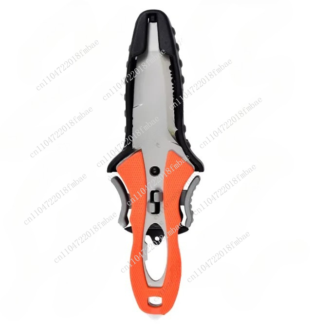 Dive Knife Titanium - Cortador de Cuerdas para Exteriores, Multifuncional,