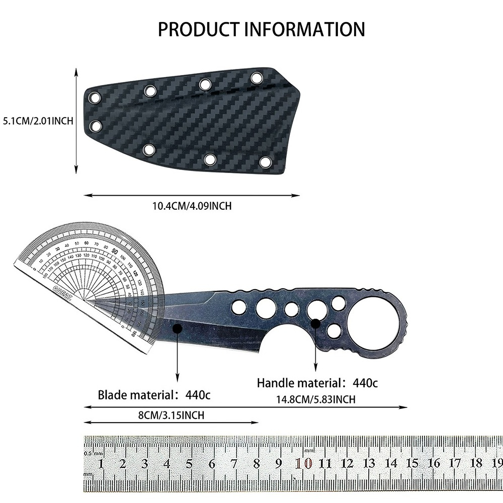 Cuchillo Recto Portátil para E - Dive Knife Titanium reseña y precio