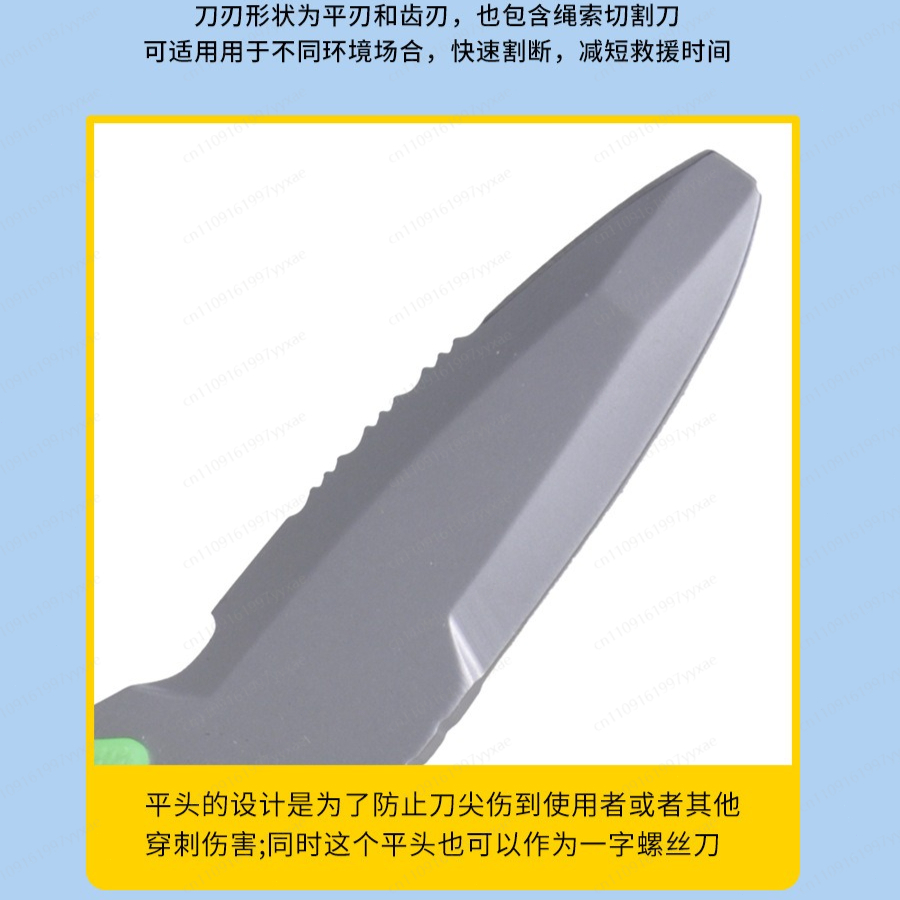 Cuchillo de Rescate Acuático,  - Dive Knife Titanium reseña y precio