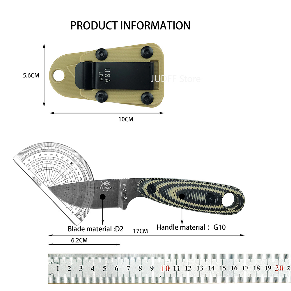 Cuchillo Fijo para Exteriores  - Dive Knife Titanium reseña y precio