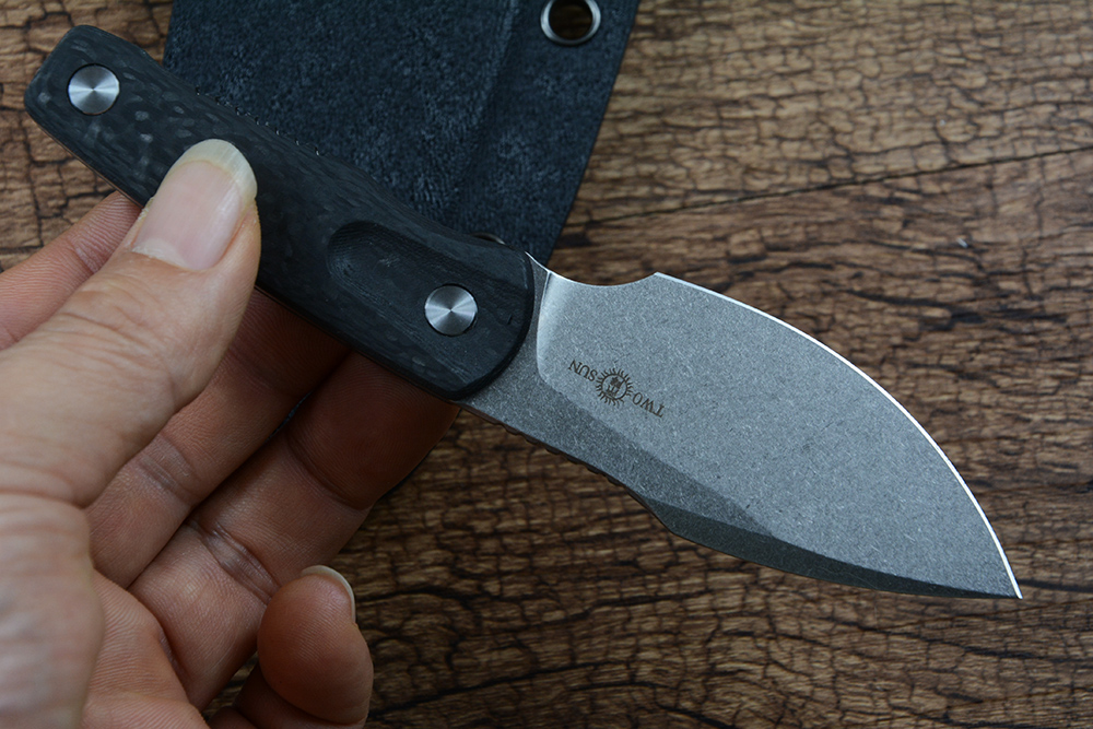 Cuchillo fijo TWOSUN TS542 de  - Dive Knife Titanium reseña y precio